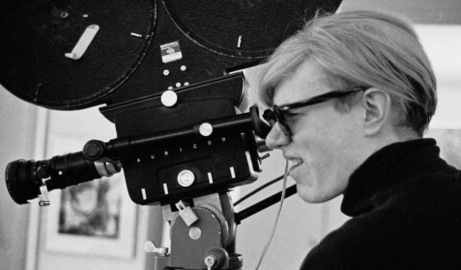Andy Warhol Filming In 1968