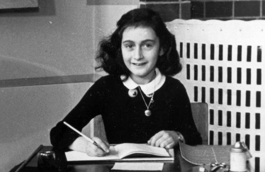 Anne Frank Writing