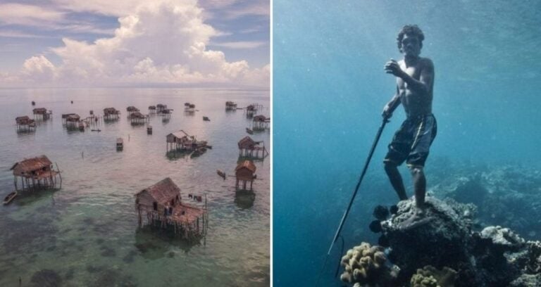 Bajau Village Alongside Diver Featured