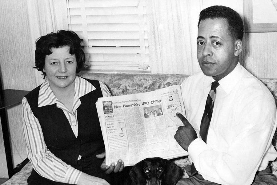 Barney And Betty Hill In The Newspaper