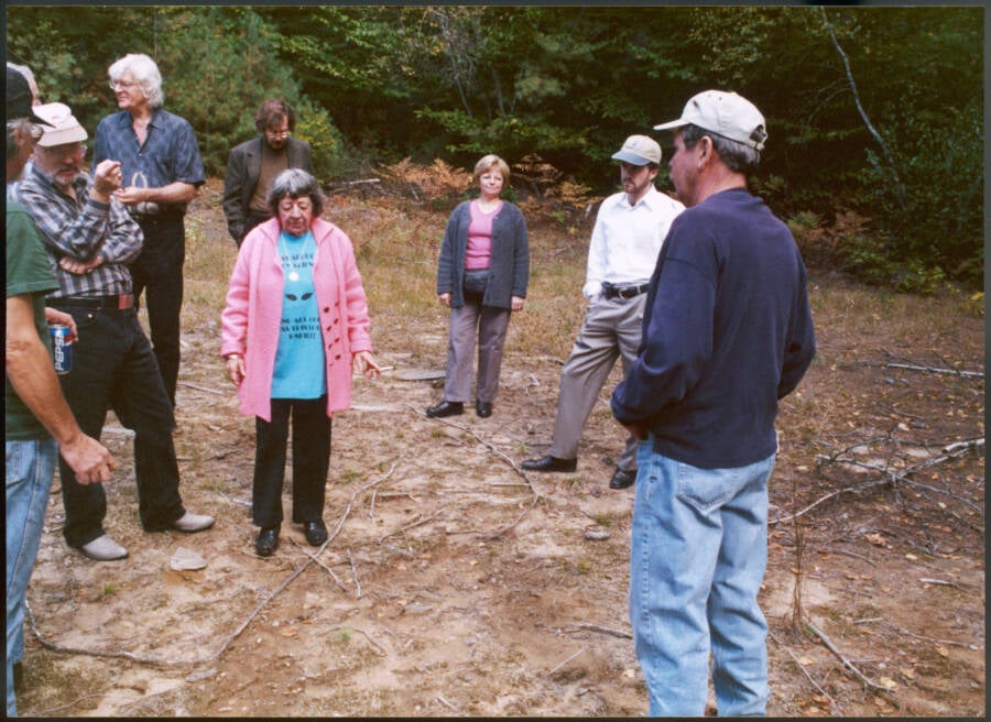 Betty Hill At Her Abduction Site