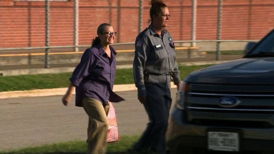 Clara Harris Leaving Prison