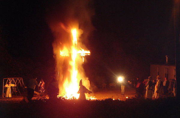 KKK Cross Burning
