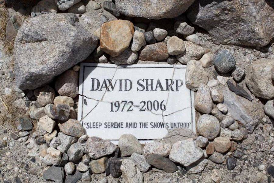 David Sharp Memorial Plaque