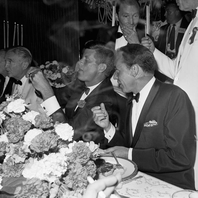 Frank Sinatra With John F. Kennedy