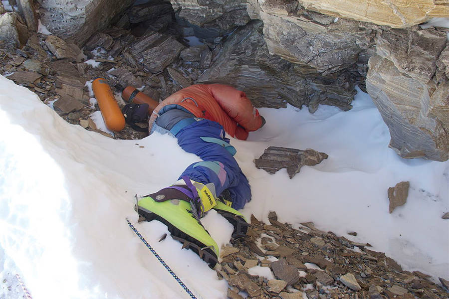 'Green Boots' Signpost On Everest