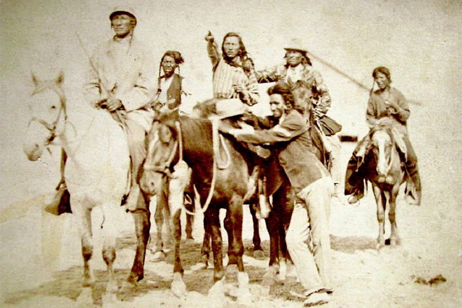Group Of Crow Indian
