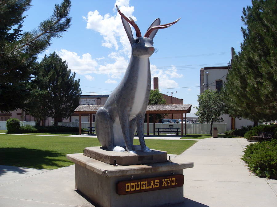 Jackalope Sculpture In Douglas Wyoming