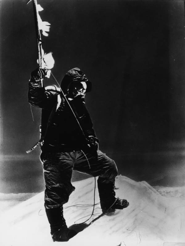 Tenzing Norgay On Mount Everest