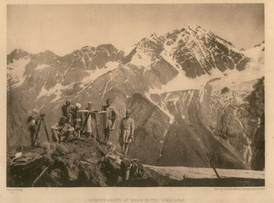 Surveyors In The Himalayas