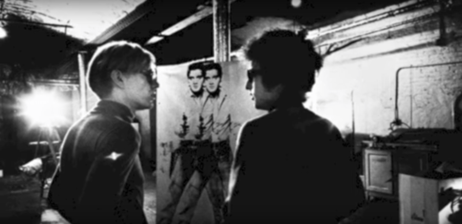 Andy Warhol och Bob Dylan