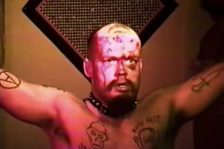 GG Allin Performing