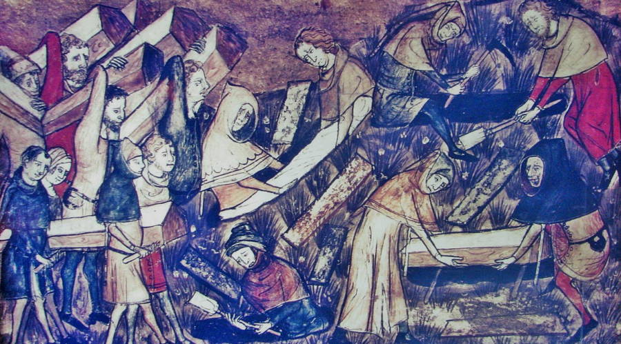 Black Death Burial