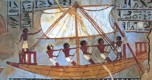Egyptians On Boat
