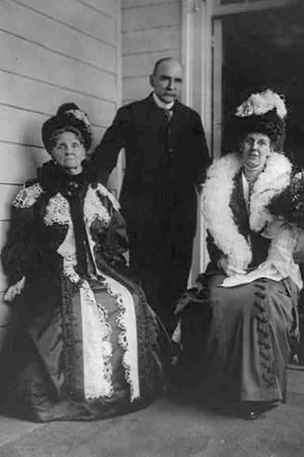 Hetty Green With Daughter And Her Husband