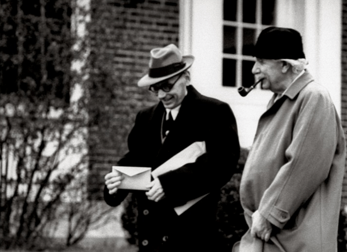 Kurt Gödel And Albert Einstein