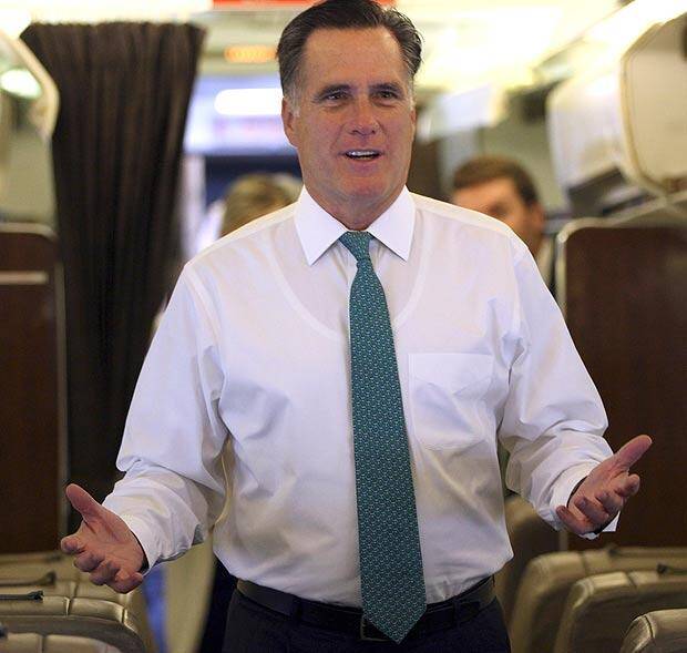 Mitt Romney Wearing Temple Clothes