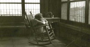 Patient In Rocking Chair