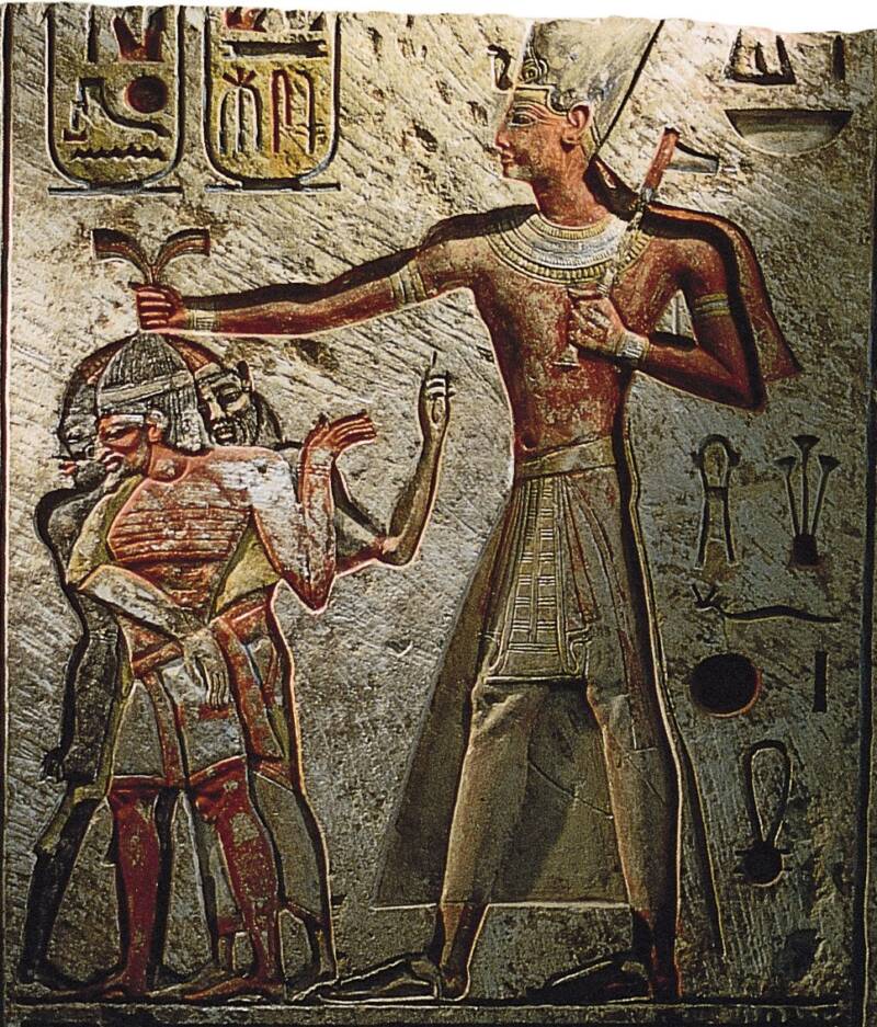 Ramses Ii With Enemies