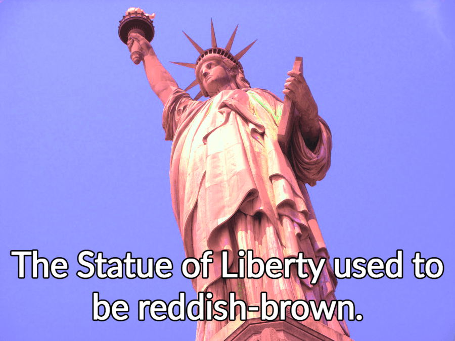 Statue Of Liberty Original Color