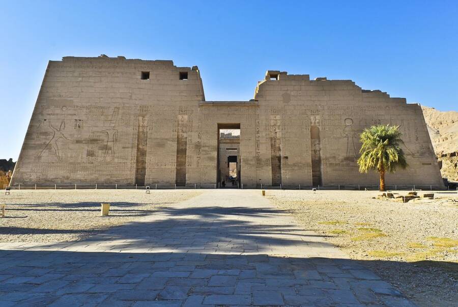 Temple Of Ramses Iii At Medinet Habu