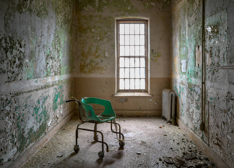 Old Wheelchair In Willard Asylum