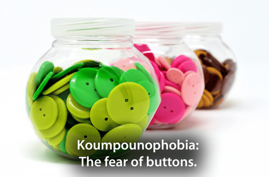 Weird Phobias Buttons