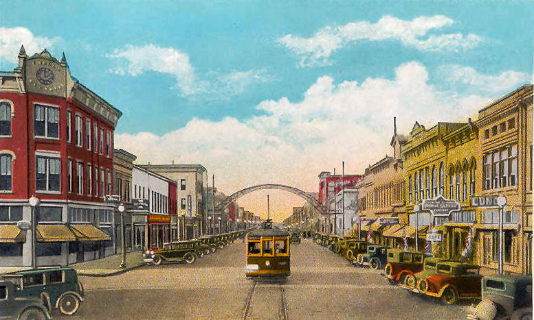 Avenida Comercial en Cairo, Illinois