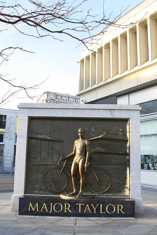 Marshall Taylor Statue In Worcester