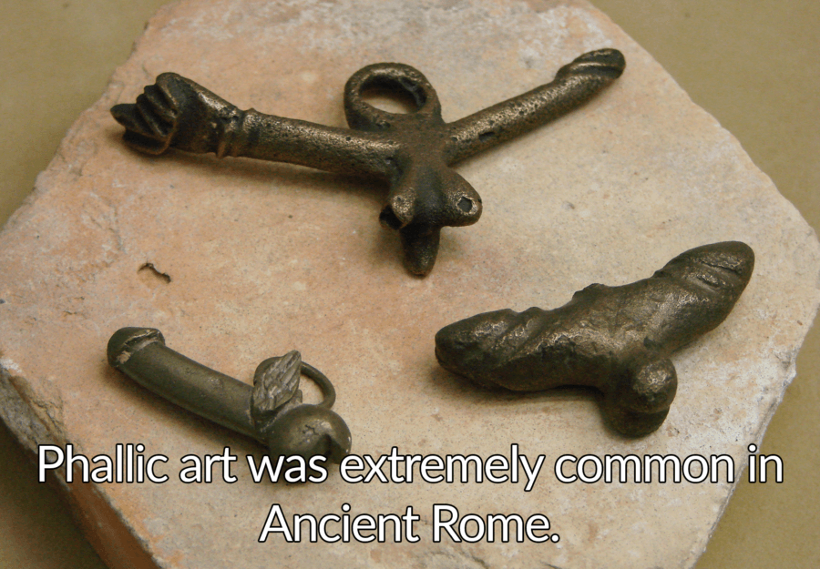 Metal Phallic Art Ancient Rome Facts