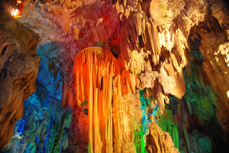 Reed Flute Cave In China