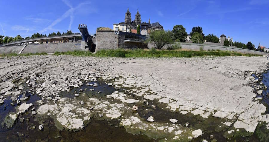 Elbe River In Germany