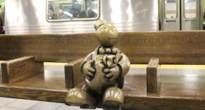 Tom Otterness Bench Crop