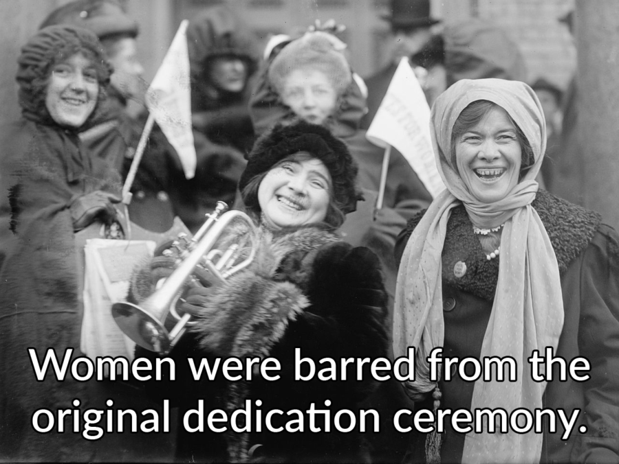 Suffragists Banned From Ceremony