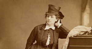Victoria Woodhull Wearing Hat