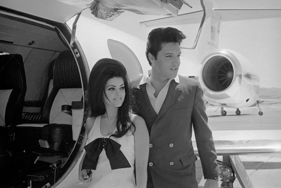 Elvis And Priscilla Presley