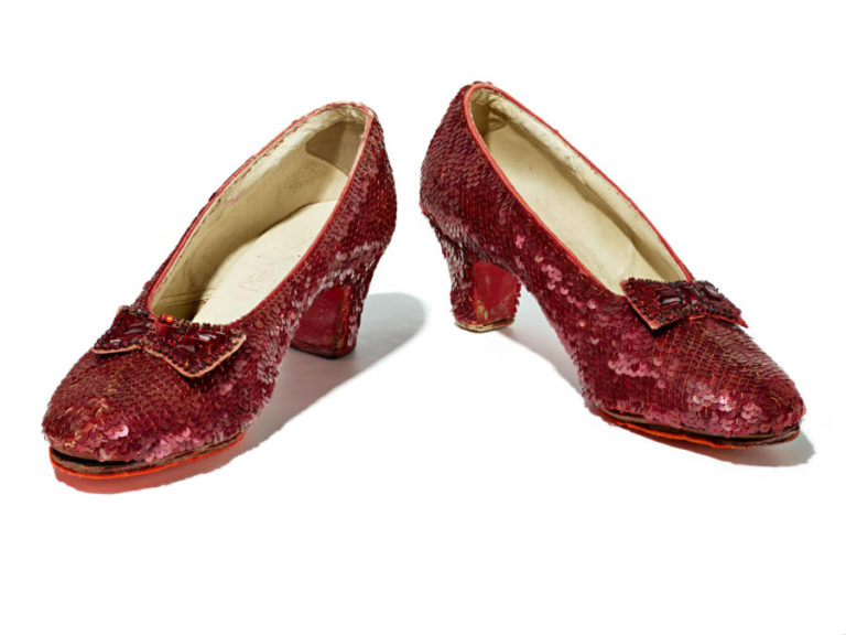 A Stolen Pair Of Ruby Slippers From The Wizard Of Oz Have Been Found By