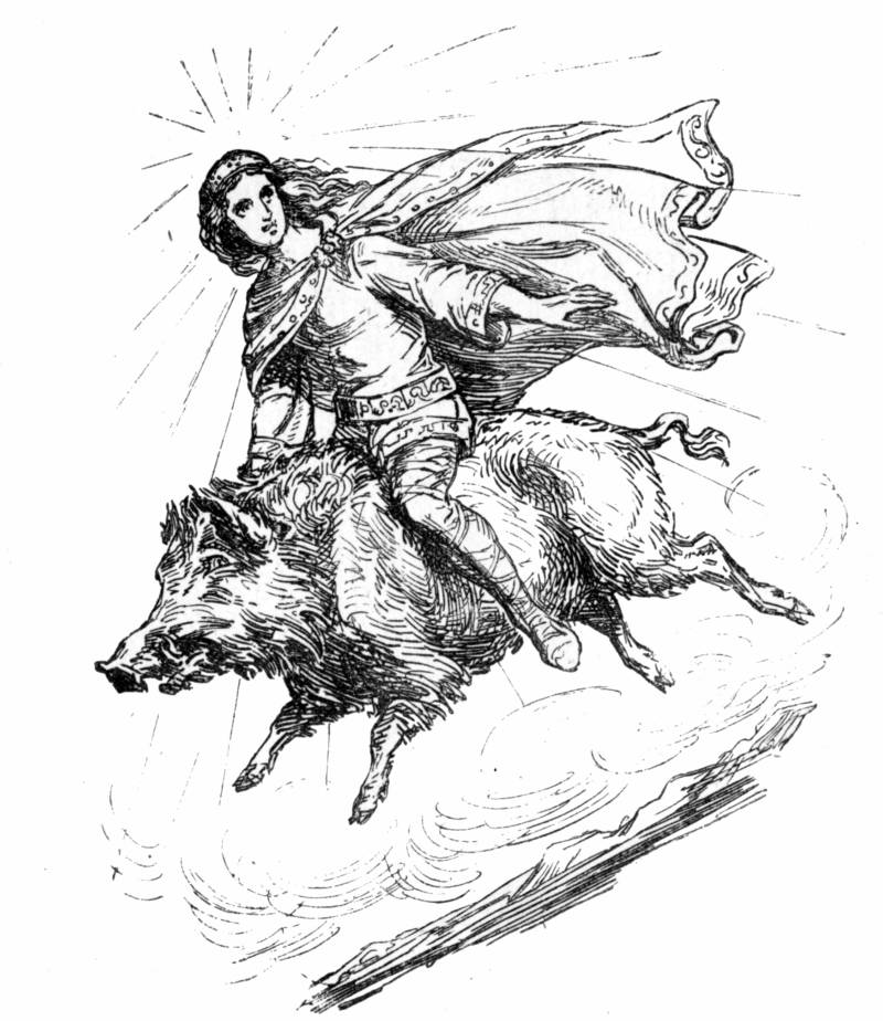 Freyr Rides A Boar