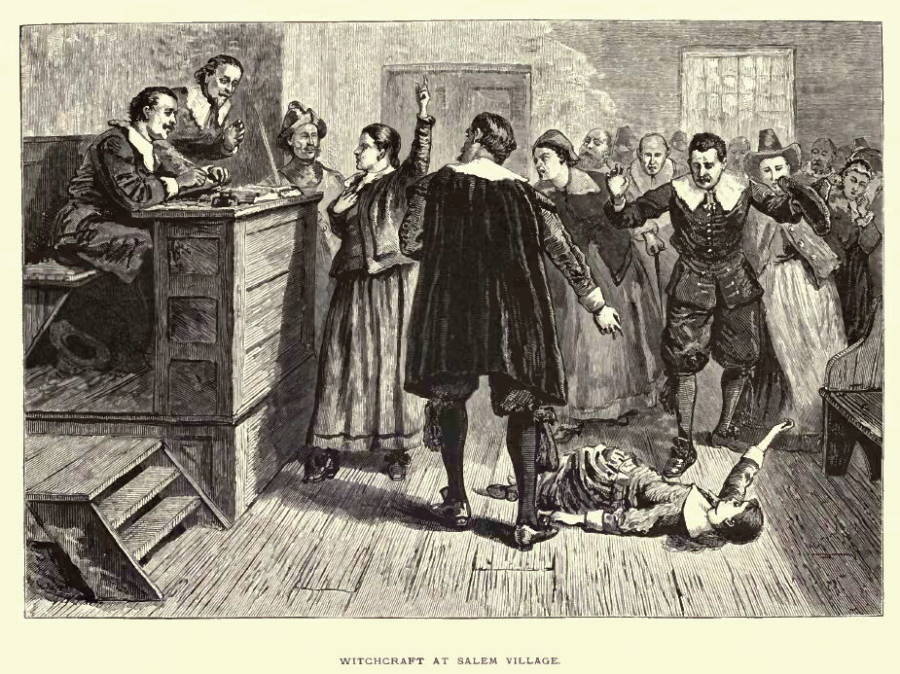 Salem Witch Trials Drawing