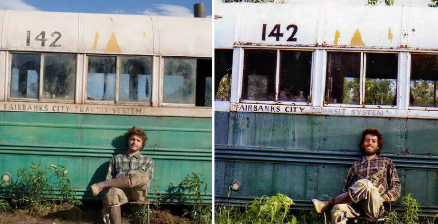 Emile Hirsch And Chris Mccandless