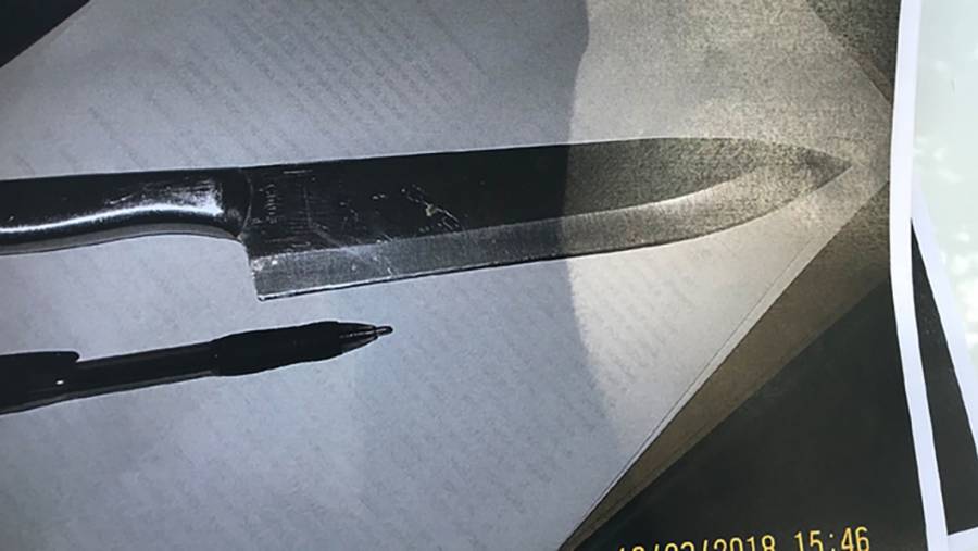 Knife Taken From Satanists