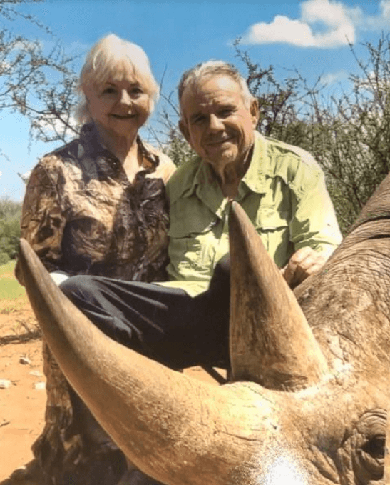Harber With Dead Rhino