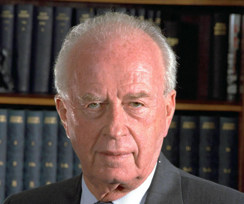 Prime Minister Yitzhak Rabin