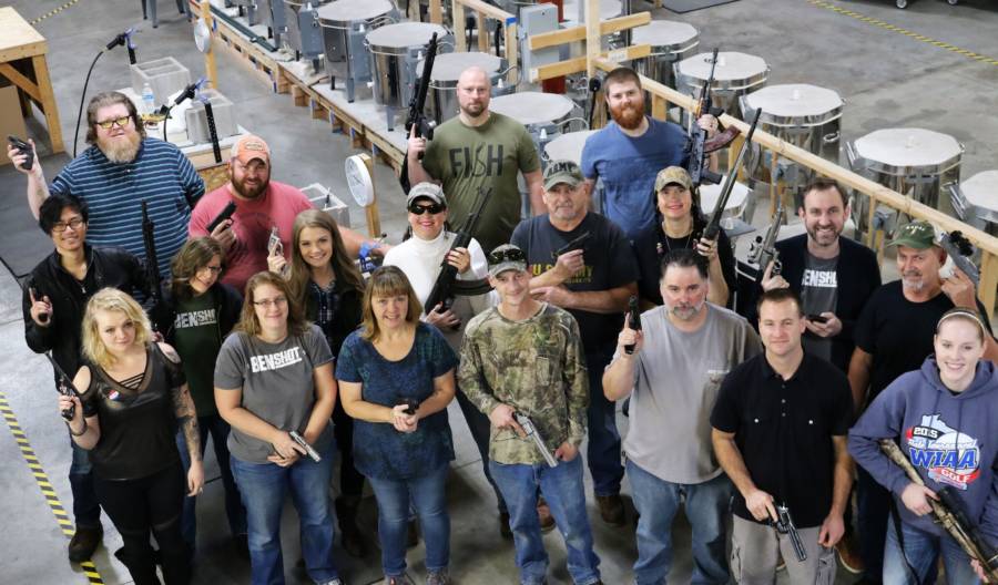 Benshot Employees Guns