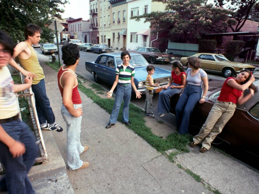 Brooklyn Kids Hang In The Street