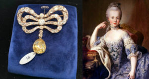 Diamond Brooch Marie Antoinette