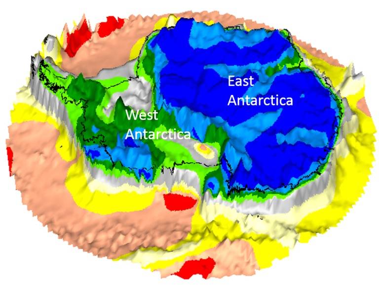 Goce Map Of Antarctica