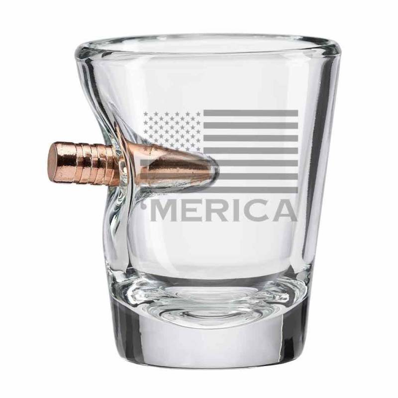 Merica Bullet Shot Glass