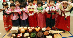 South Korea Thanksgiving Kids