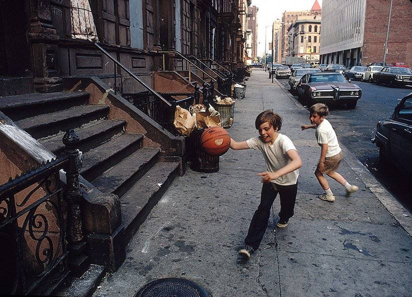 Boys Playing Streetball